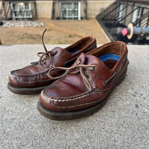 2-Eye boat shoes sold by West Marine. Super high quality and patina is sick